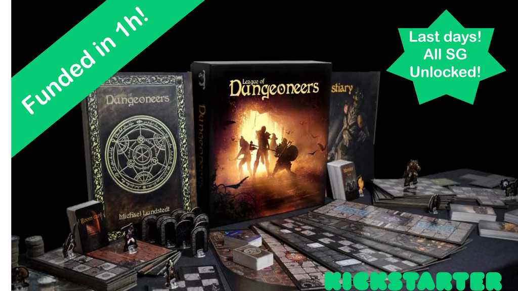 League of Dungeoneers, Kickstarter Crowdfunding Marketing Campaign By Novelty Ads